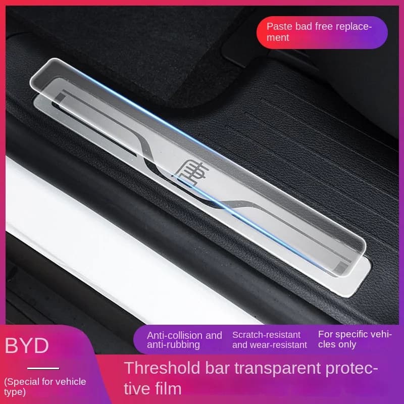BYD Tang EV Han DM frigate 07 Song PLUS threshold strip film welcome pedal metal strip protective film