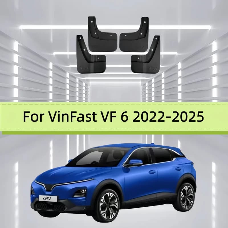 Car Mud Flaps Fender For VinFast VF 6 2022-2025 Front And Rear Wheels Mudflaps Splash Guard Protection Accessories