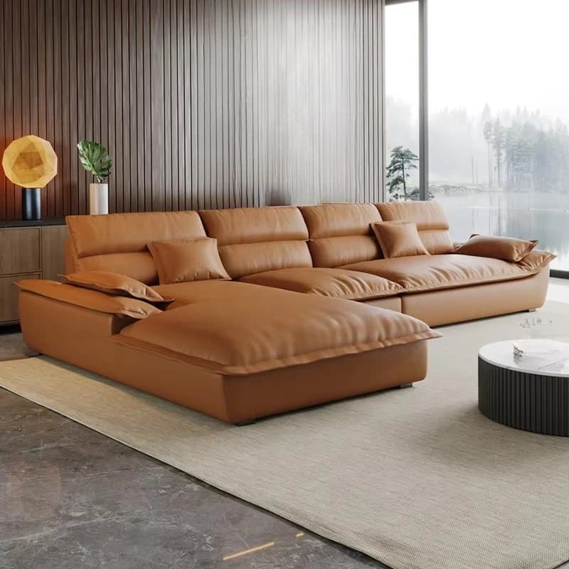Sofa Living Room Leather Large Sectional Sofa Living Room Furniture Genuine Leather  Sofa Set Living Room Furniture