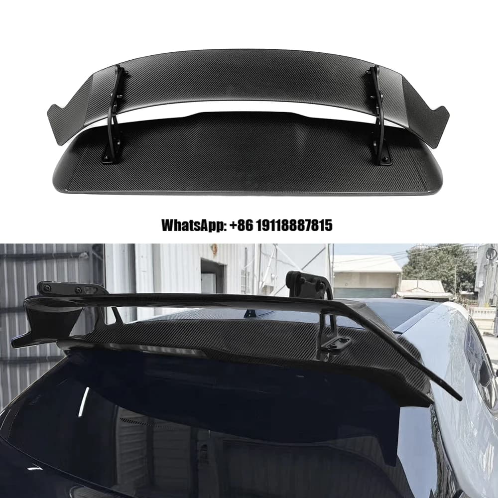 High Quality Matte Carbon Fiber Rear Wing for GR YARIS GXPA16 GRMN Style Rear Spoiler