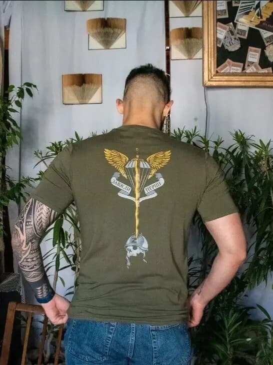 Ukrainian Air Assault Forces Ukraine Military T-Shirt 100% Cotton O-Neck Summer Short Sleeve Casual Mens T-shirt Size S-3XL
