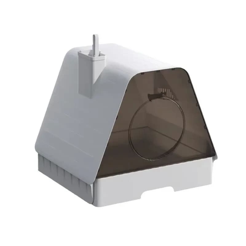 Wooden house cat litter box fully enclosed deodorant