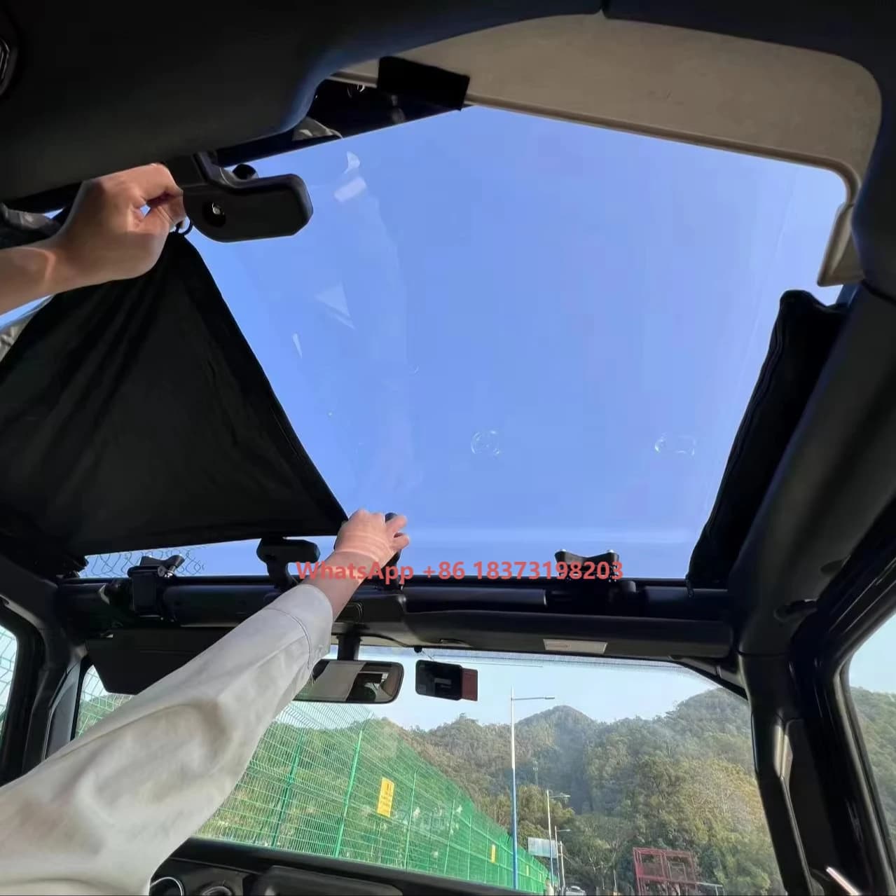 Transparent Roof for Wrangler JL Modified Soft Roof Transparent Sunroof for Gladiator JT New  Design