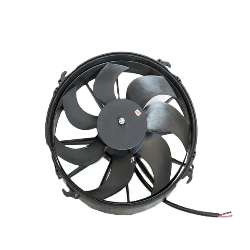 7 Blades Spal Replacement 12V 24V DC Brushed Bus Condenser Fan