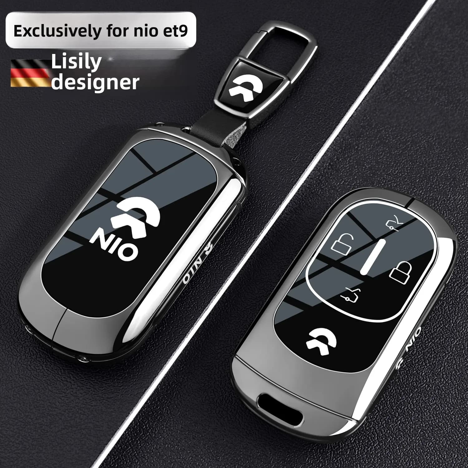 NIO ET9 Key Set 2025 New Future ET9 Special High end Automotive Supplies Full Package Protective Metal Shell Buckle