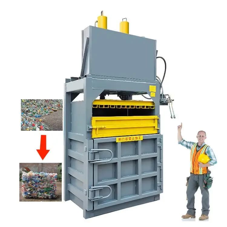 Vertical Waste Scrap Plastic Compressor Hydraulic Baling Press Machine 50t/100t Baler Machine