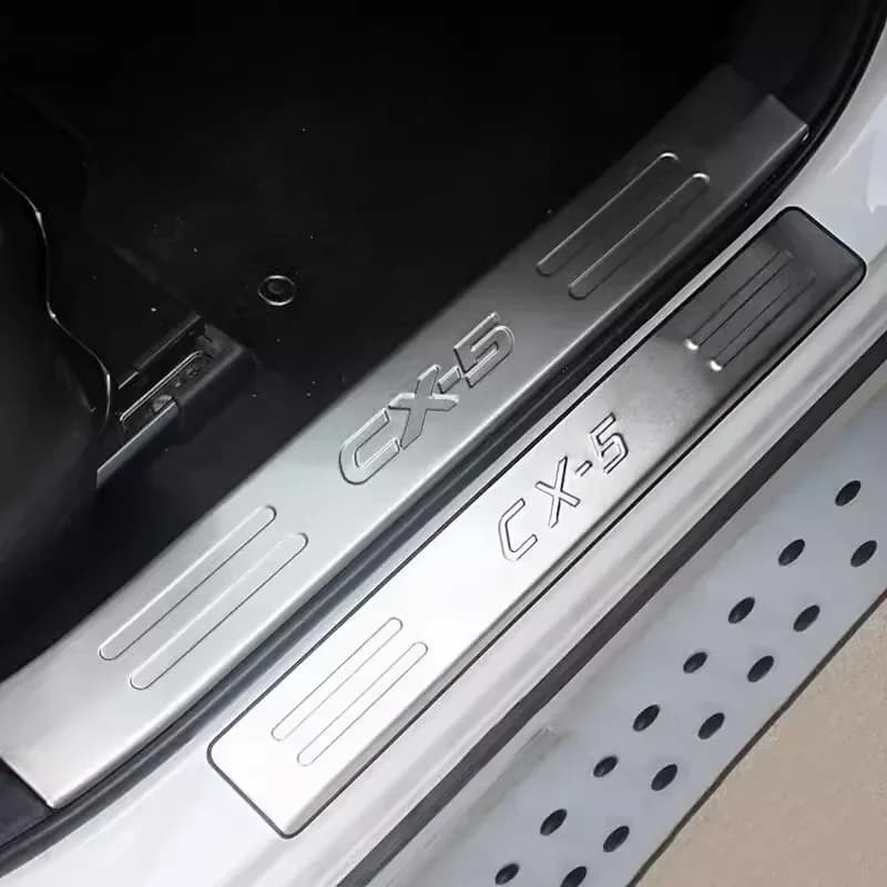 For Mazda Cx5 Cx-5 2013 2014 2015 2016 4pcs Stainless Steel Door Sill Scuff Plate Welcome Pedal Car Accessories Car Styling