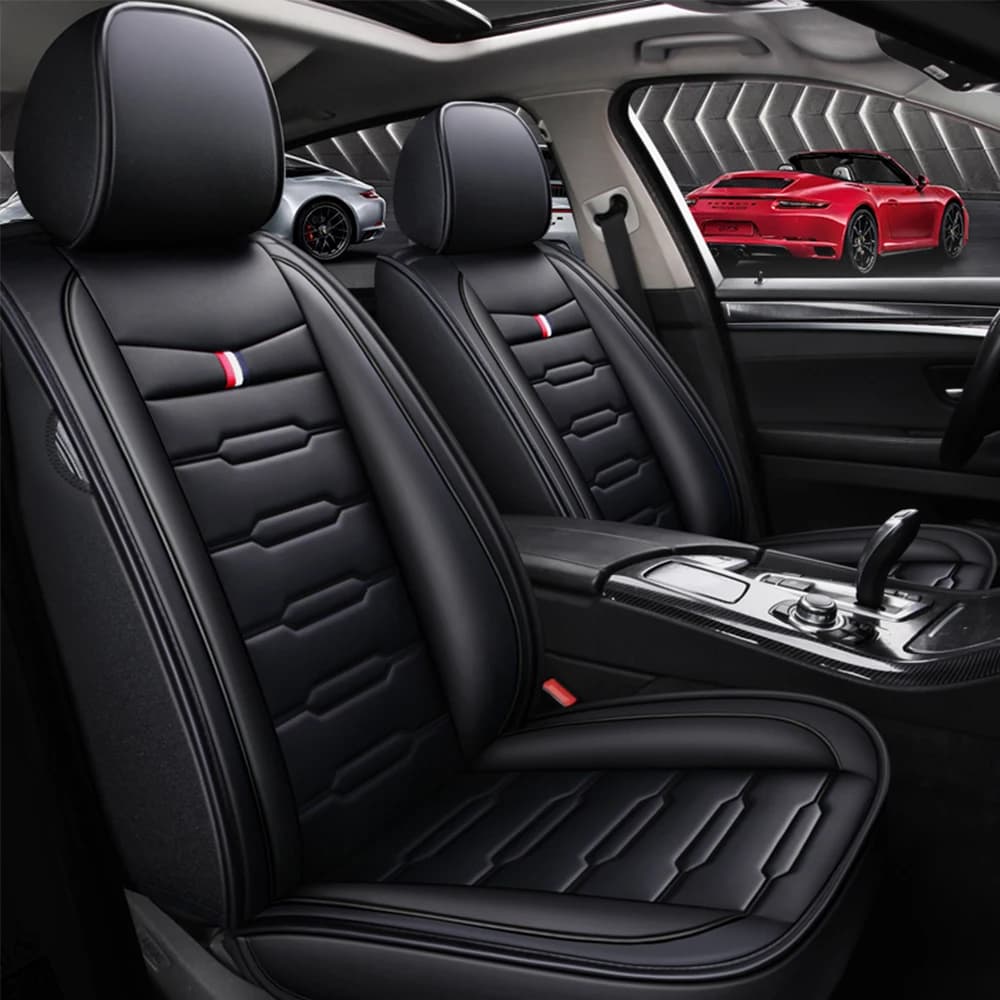 Leather Front Rear Full Set Car Seat Covers for Kia Rio Sportage Ceed Niro Stinger Optima Soul Forte Spectra Sorento Accessories