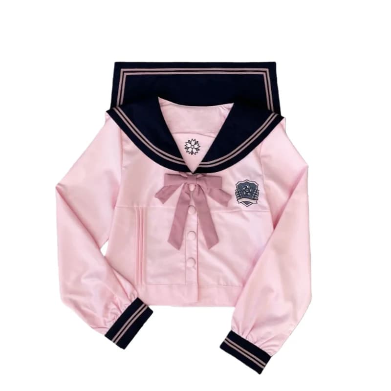 Sweet JK Japanese Uniforms Academy Style Set Harajuku Short/long Sleeve top Lolita Wrapped Hip Skirt Anime COS Costumes Women