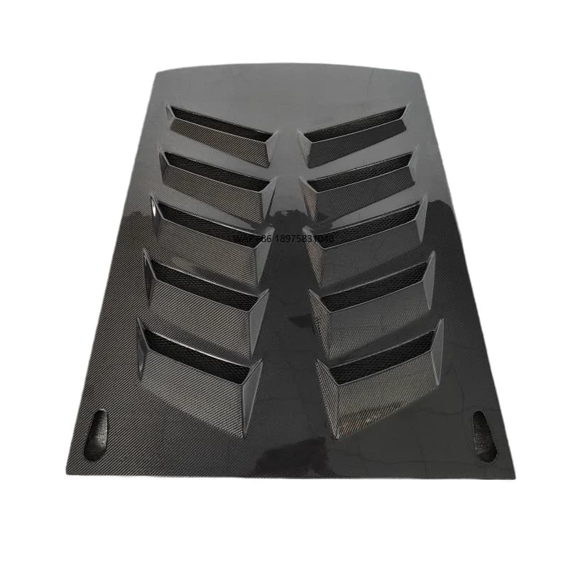 Latest D Style Carbon Fiber Engine Tailgate Vent Body Kit for LP550-LP570 Condition New Type Bumper