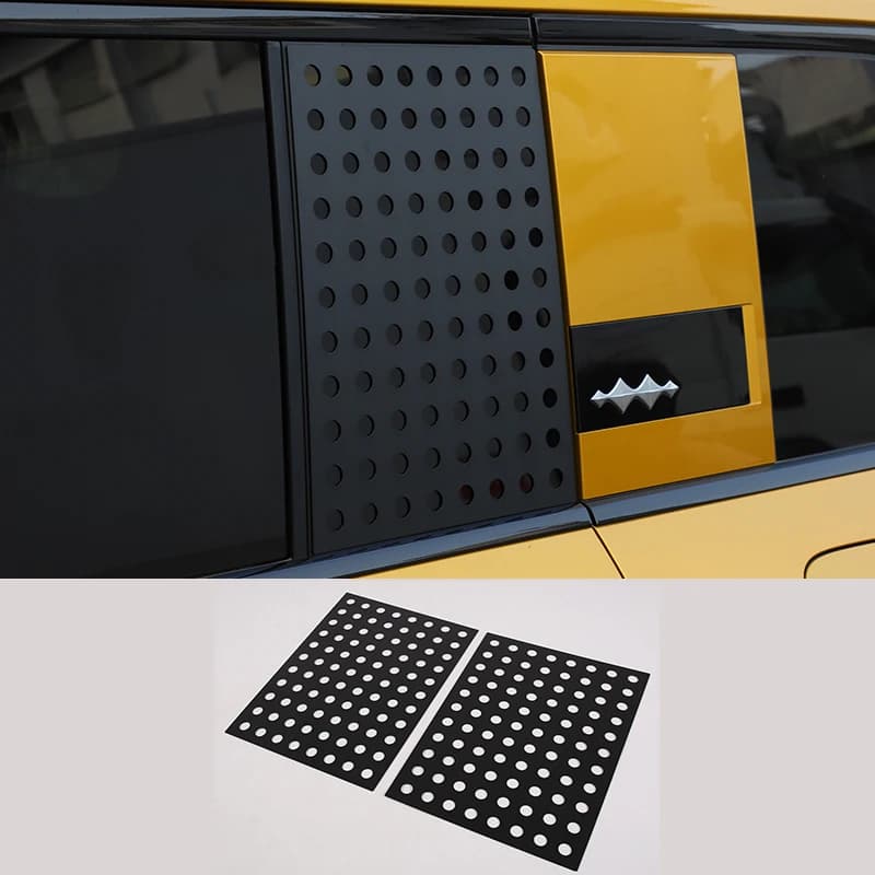 Rear Window Louver Panel Cover Rear Window Shutter Vent Trim Car Accessories For BYD Equation Leopard 5 Denza B5 2023-2026