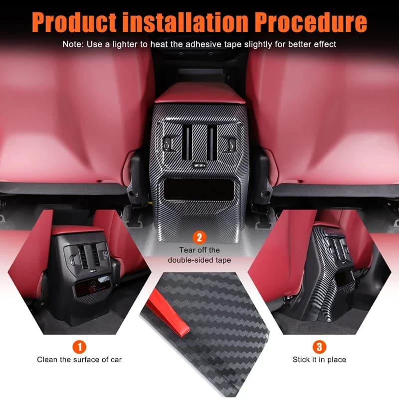 1Pcs ABS Carbon Fiber For BMW X3 G45 2025+ Car rear exhaust air outlet anti-kick cover decorative sticker Car accessories