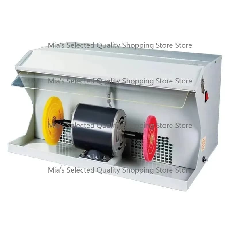 Large Double Head Turbine 2800rpm Polishing Motor Gold and Silver Jewelry Bench Polishing Machine with Dust Collector