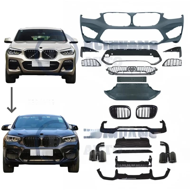 Most Popular Hot Sale for s X4-Series G02 2019-2021 Modified to F98 X4M Style Bumpers Body Kit