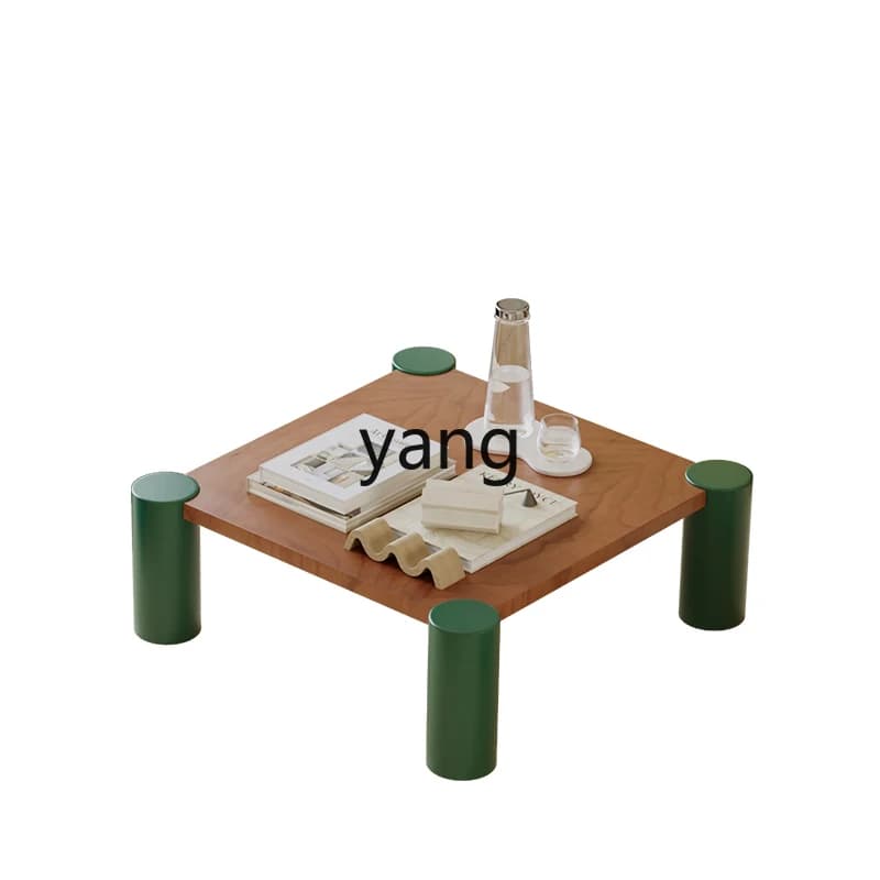 LMM minimalist wabi-sabi wind coffee table living room household small apartment small tea table