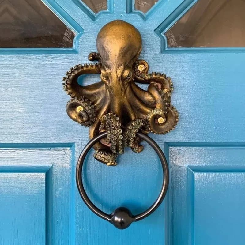New Halloween decorations Cthulhu octopus skeleton door ring hanging resin crafts pendant Home decoration ornamentation gifts