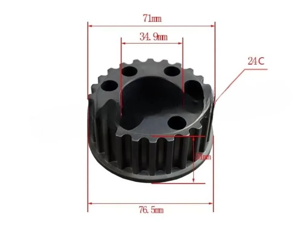 Forklift Spare Parts 24423-42200 Gear, Crankshaft for D4BB    Electric Belt Sander Citycoco