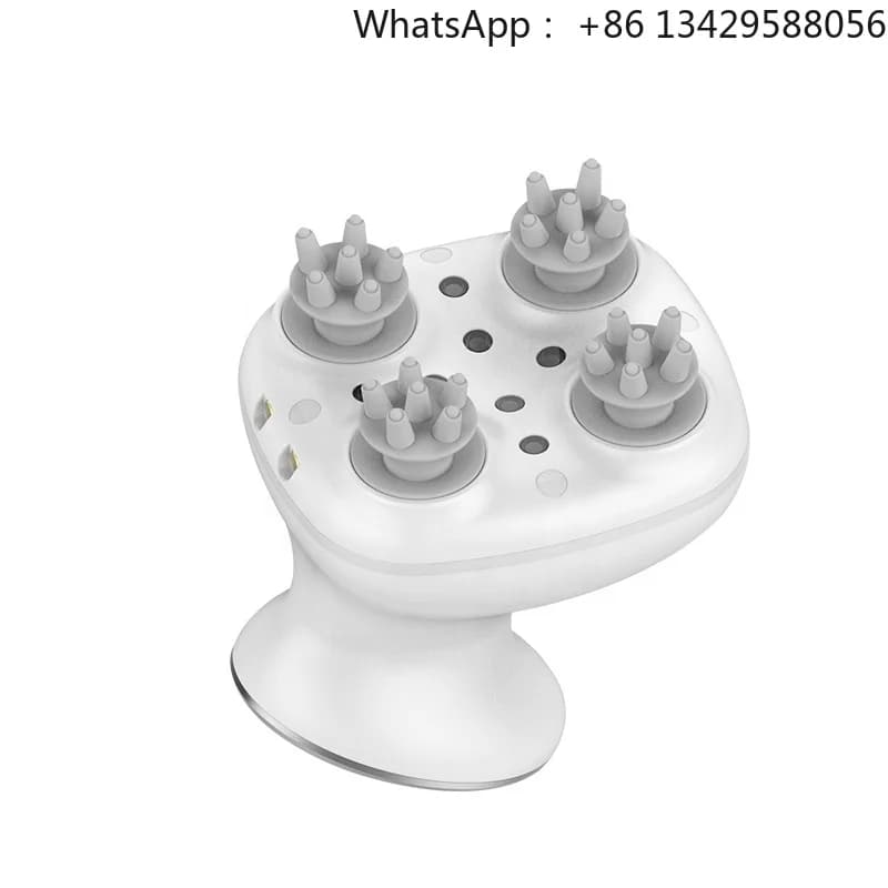 Hand Fit Rechargeable Waterproof Vibrating Body and Scalp Head Messager