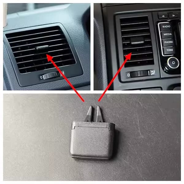1pcs For Volkswagen Multivan T5 Dashboard Air Vent Assembly Air Conditioning Vent Toggle Blade Louver