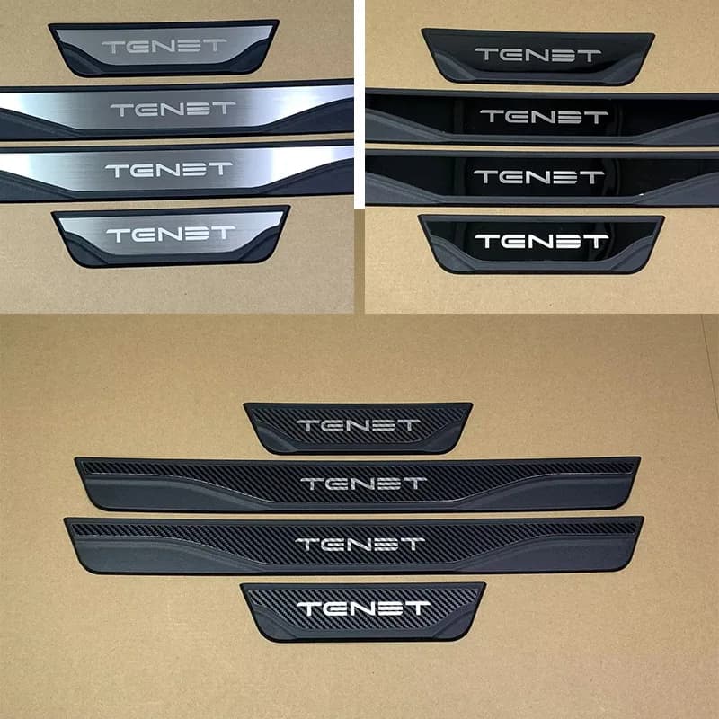 For Tenet T4 T7 T8 Pro Max Tiggo 7 8 Auto Door Sill Plate Cover Scuff Plate Kick Protector Sticker Guard Pedal Car Accessories