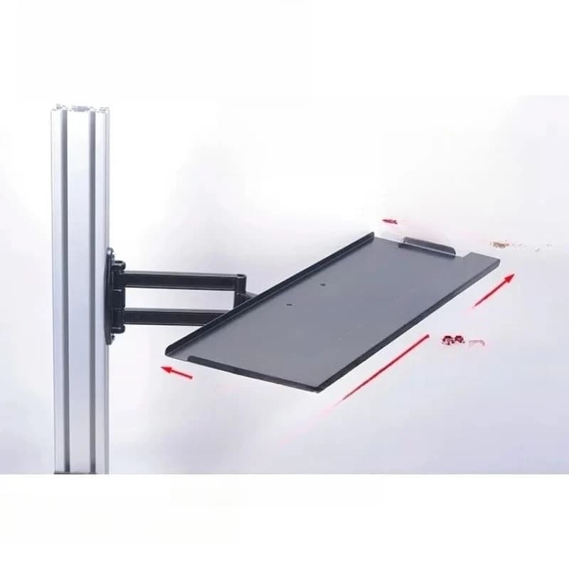 Aluminum Keyboard Mouse Tray Rotary Holder Wall Mounted Keyboard Stand Bracket For Simracing MOD Racing Game Simulator