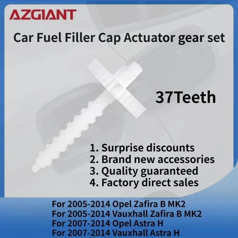 For 2005-2014 Vauxhall Zafira B MK2/Opel Zafira B Car Fuel Filler Cap Actuator gear set New replacement parts 100% compatible