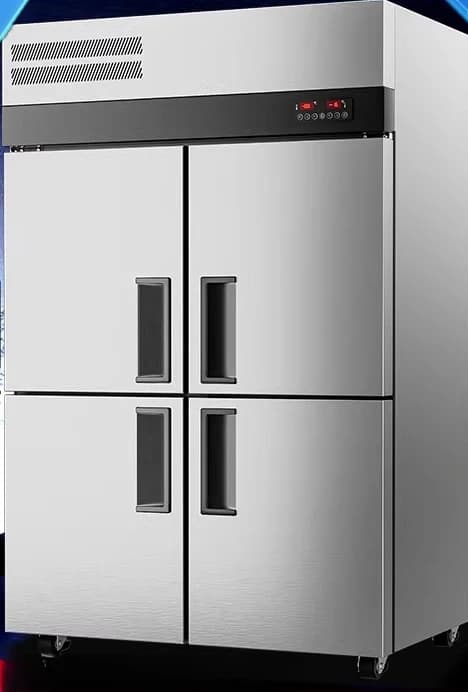 Commercial refrigerator Four-door refrigeration Freezer Kitchen Vertical large-capacity powerful refrigeration