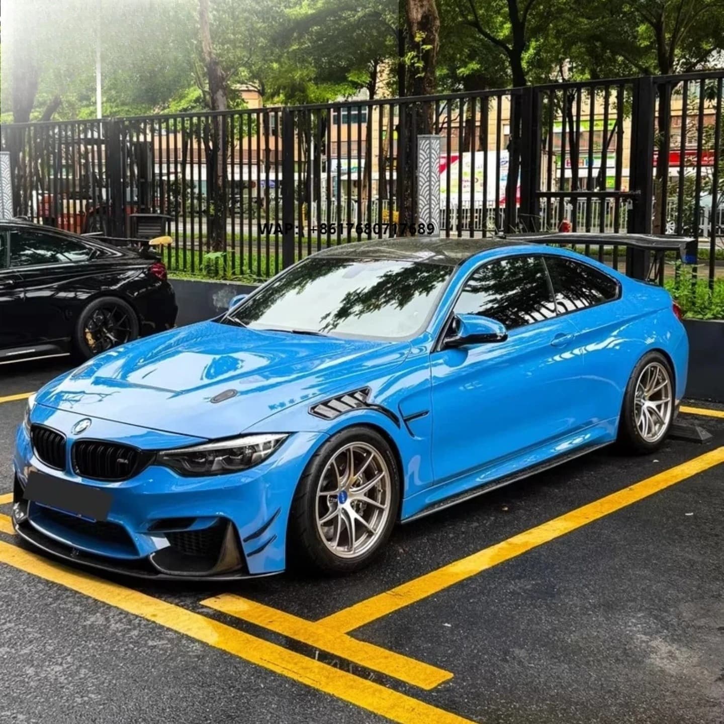 Carbon Fiber Body Kit for  M3 F80 M4 F82 RS Style Front Fenders New Condition Honeycomb Forged Carbon Fiber Body