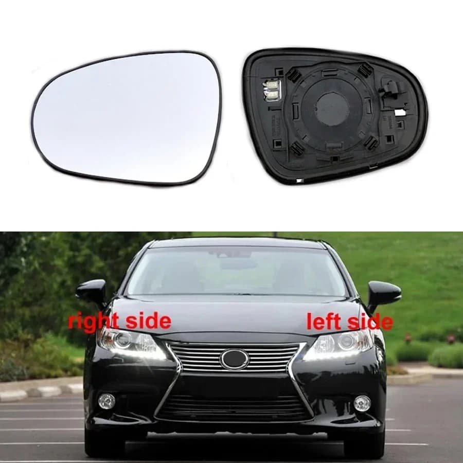 For Lexus ES ES200 ES250 ES260 ES300 ES350 2012-2018 Replace Rearview Mirror Lenses Side Reflective Glass Lens with Heating