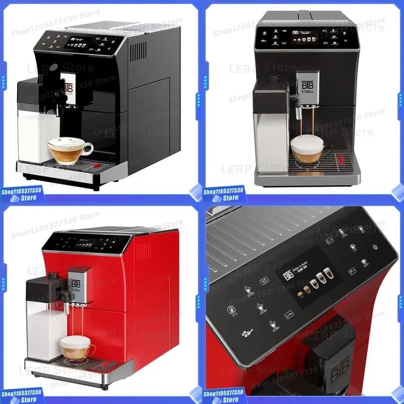 Automatic Espresso Machine Fast Brewing Cappuccino Maker Home Coffee Appliance Compact Design Easy Operation Daily Use Fast
