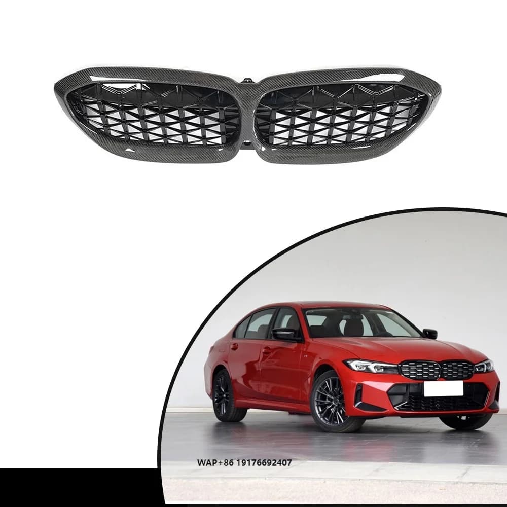 Meteor Style Carbon Fiber Front Grille forBMW 3 Series G20 2019-2022