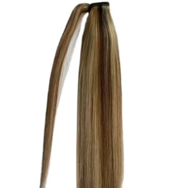 Cuticle Alignment Natural Wrap Ponytail Extension Human Hair Ponytail