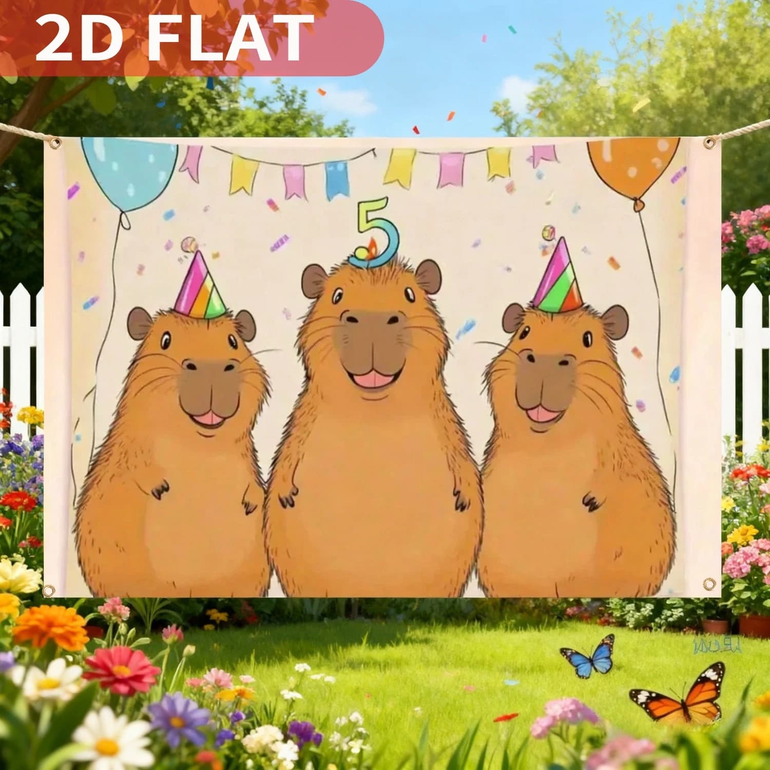 Capybara Theme Birthday party Decor, Studio background, Parties, Birthday, Backdrop Banner, Guinea Pig cake, Table Decor Props