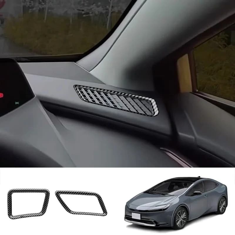 For Toyota Prius 60 Series 2023 2024 Interior front dashboard Side Air Condition Cover left right upper AC Outlet Frame Cover