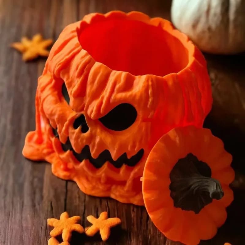 Creative Pumpkin DecorationsFun Halloween Party Props,Pumpkin Storage Boxes,Candy Boxes,Trick or Treat Decorations Without Candy