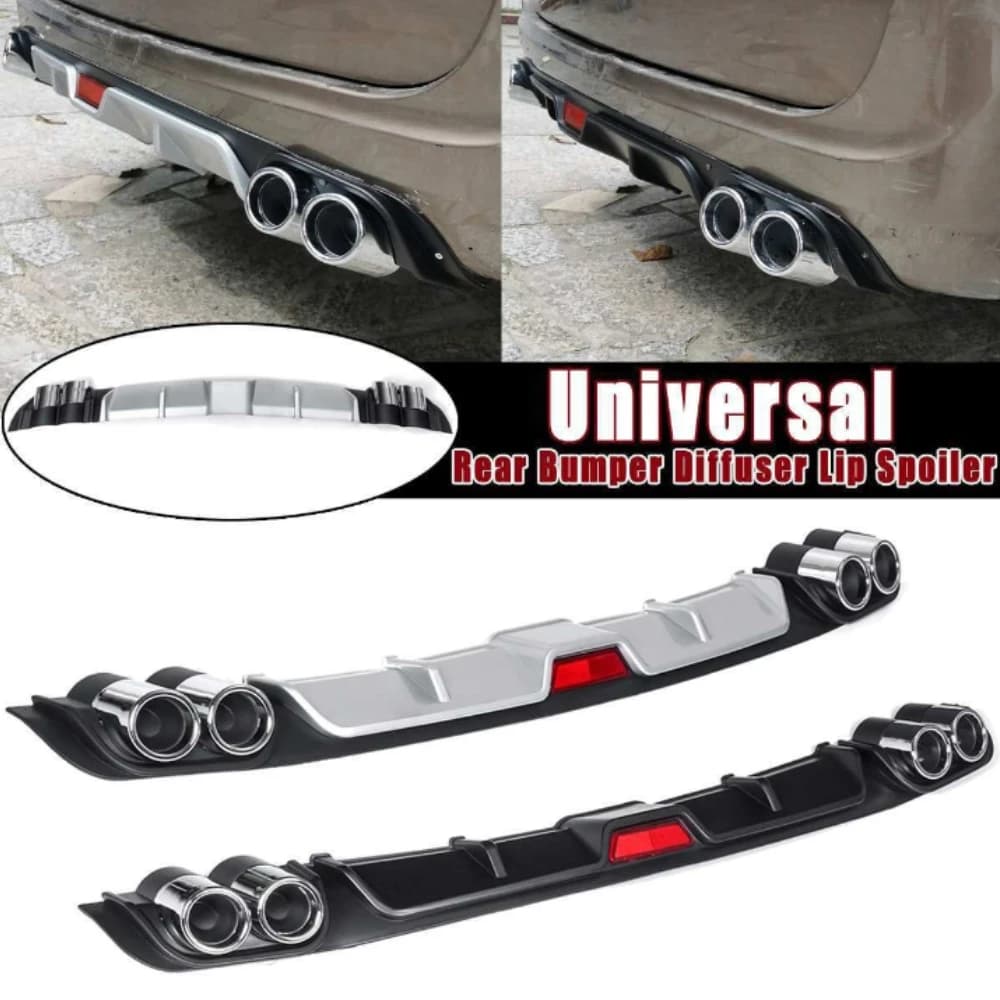 For Most Sedans & Hatchbacks Universal Rear Trunk Spoiler Lip Glossy Black ABS Plastic Car Exterior Styling Modification Parts