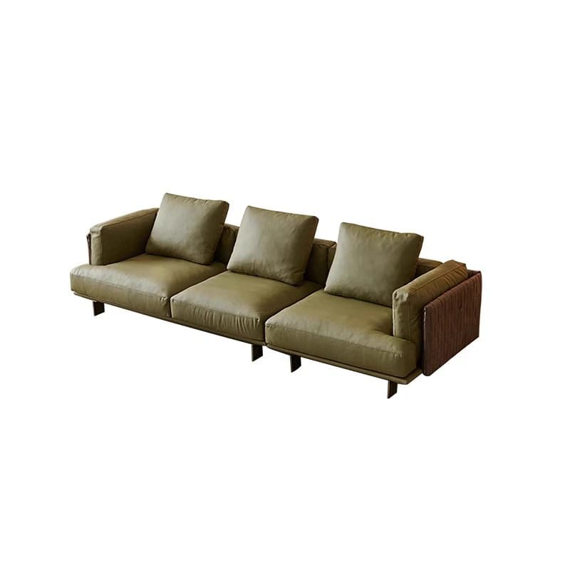 Woven Fabric Sofa Minimalist Modern Leather Corner Sofa