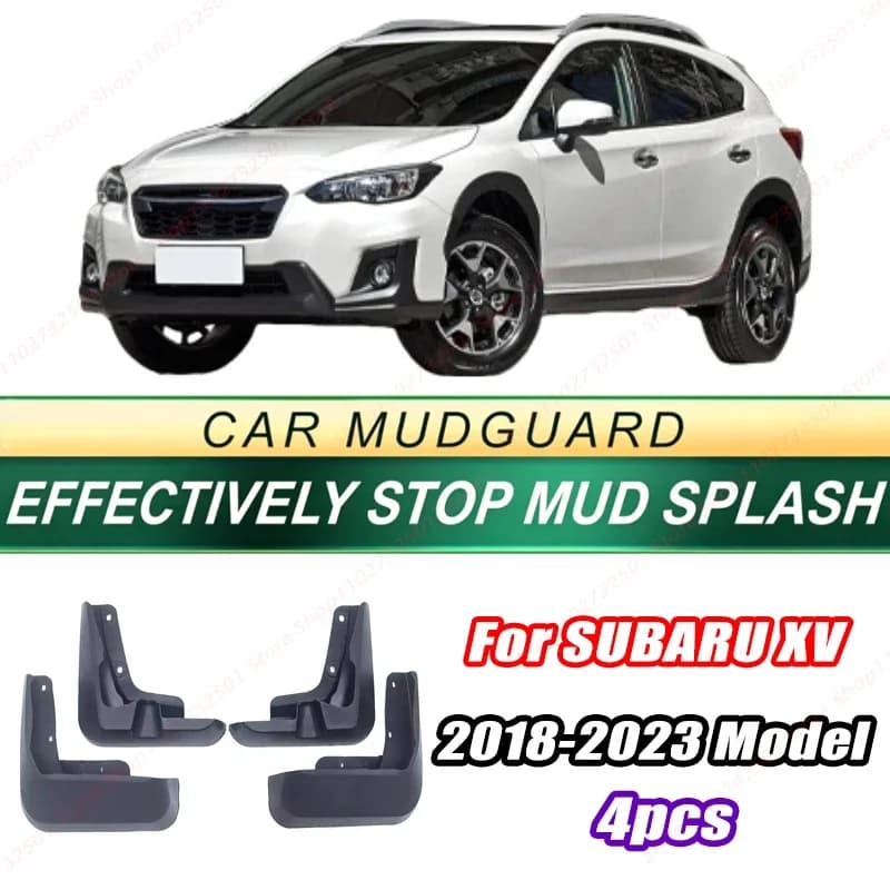 For SUBARU XV 2018-2023 Model 4PCS Front Rear Mud Flaps Splash Guards Fender Mudguards Auto Accessories