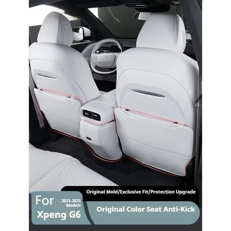 Fit For 23-26 XPeng G6 Seat Anti Kick Pad Backrest Protective Mat Interior Modification Car Accessories