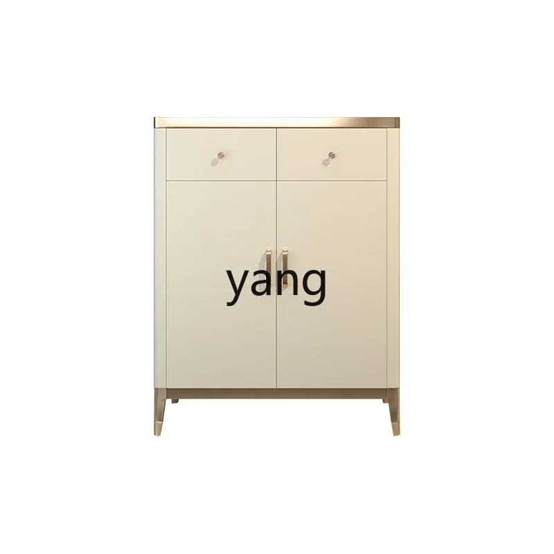 LH light luxury solid wood shoe cabinet modern simple storage living room side cabinet household partition