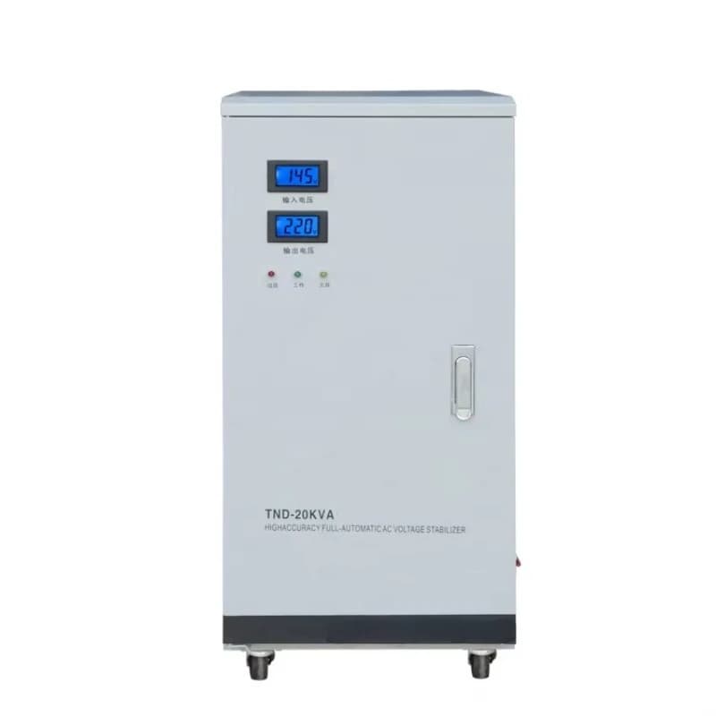 Hot Sale10kva 15kva High-precision Fully Automatic AC Single Phase Stabilizer 110V 220V Voltage Regulator