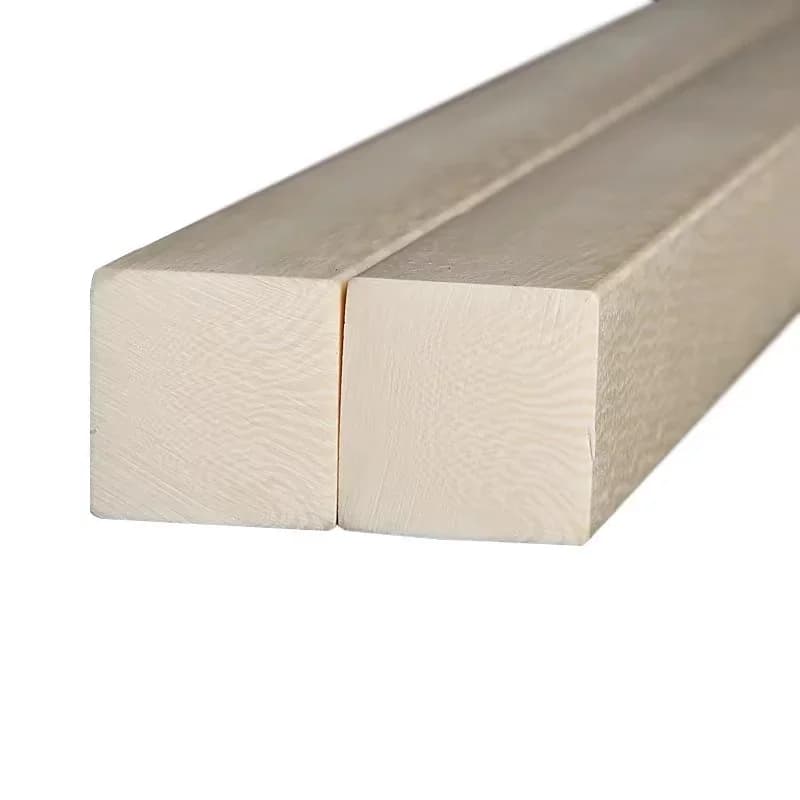 Imitation Ivory Resin Square Bar Rod Block Stabilized Wood Mammoth Bar Stabilized Woodprocessing Resin 20mm 24mm 28mm