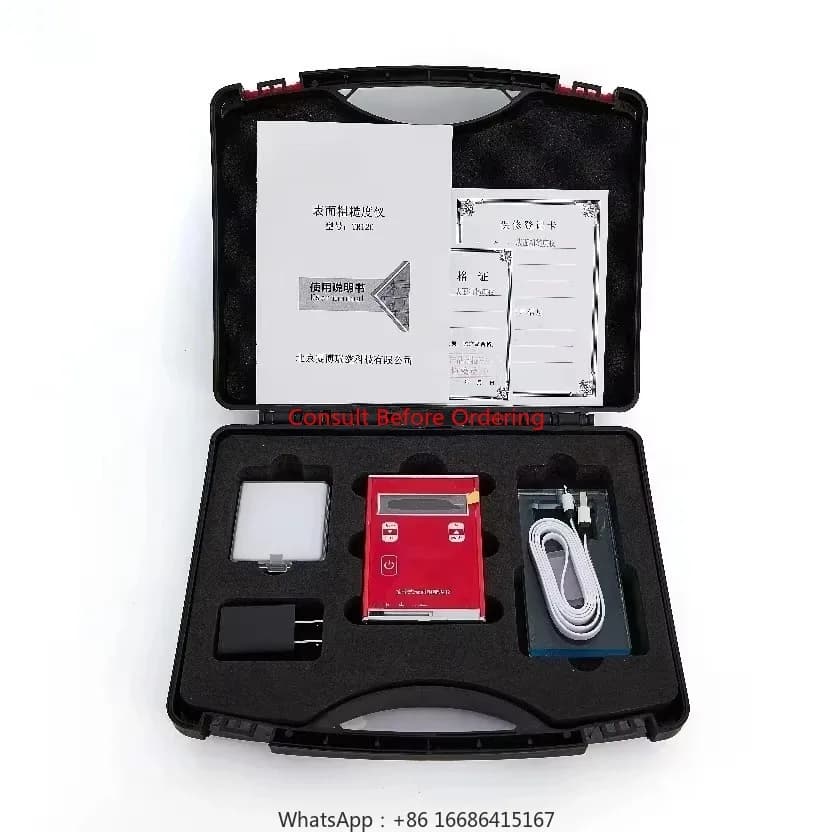 TR120 Digital Surface Roughness Meter 220V Electronic Abrasion Tester For Machine & Material Testing 1 Year Warranty