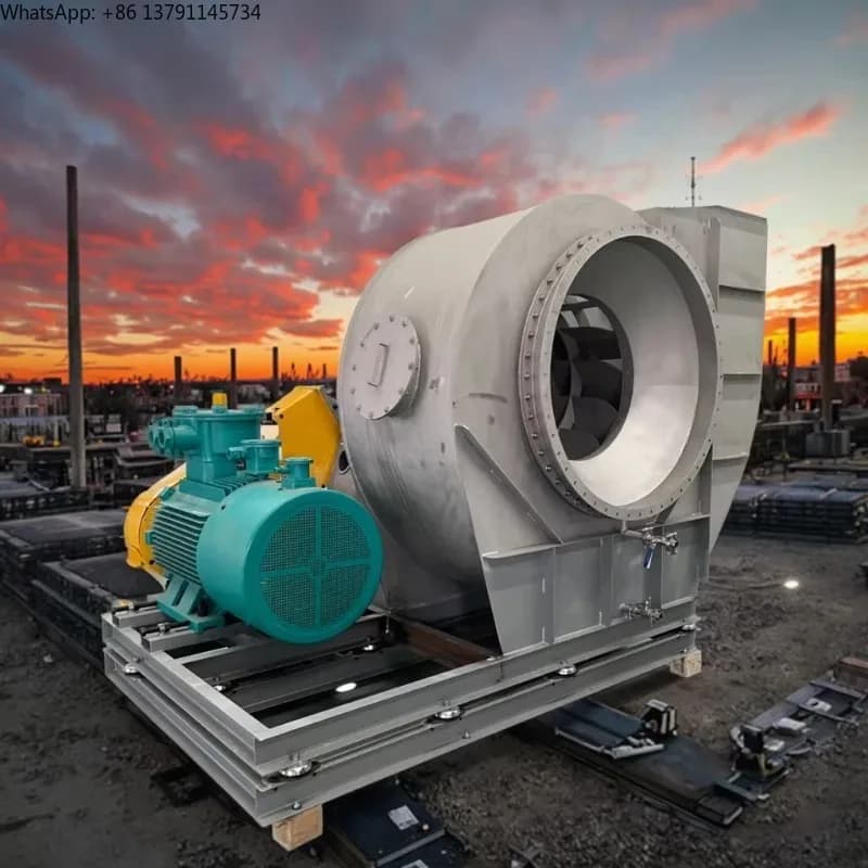High temperature centrifugal fan drying equipment matching high temperature stable operation