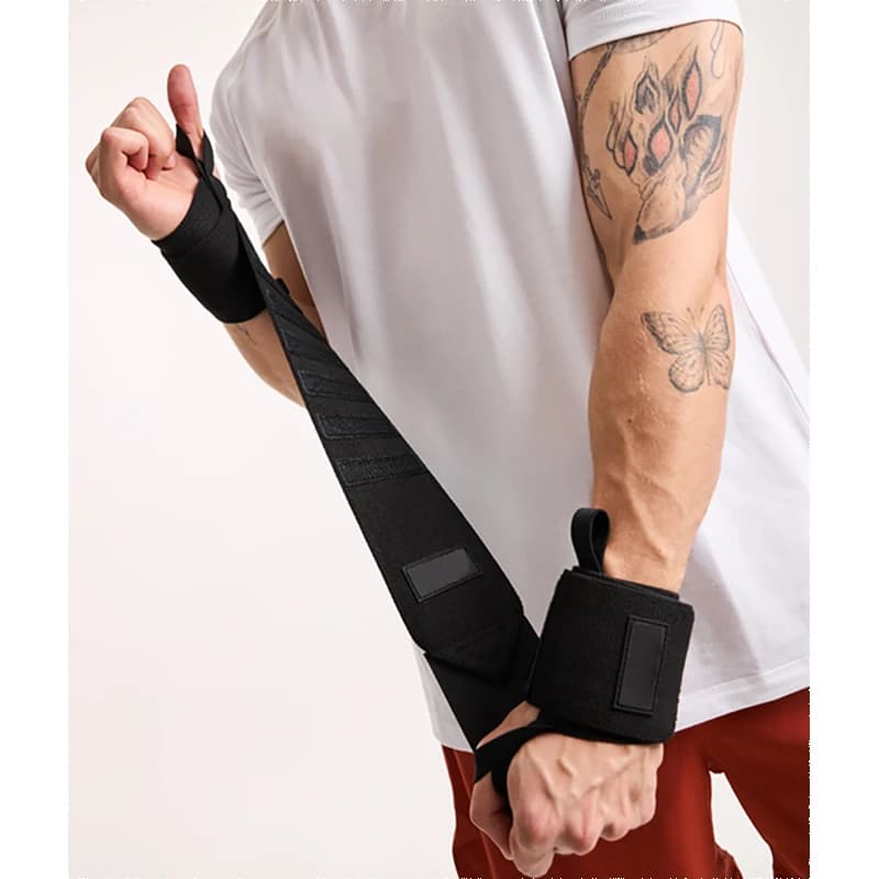 Heavy Duty Powerlifting Strength Training Wrist Wraps Sports Wristband Wrist Support Wraps for Man Women