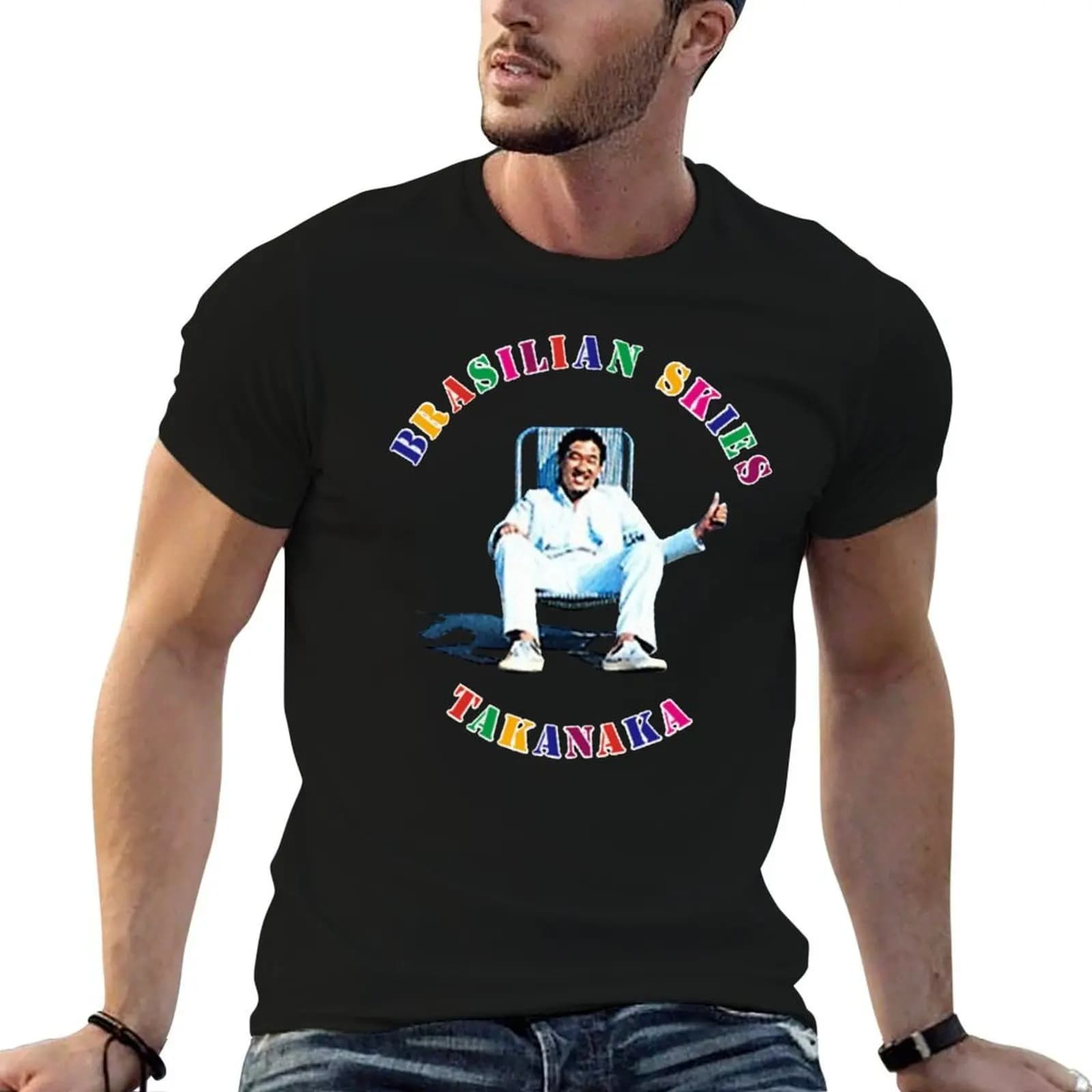 Masayoshi Takanaka Brasilian Skies T-Shirt summer clothes basketball graphic tees clothes for men
