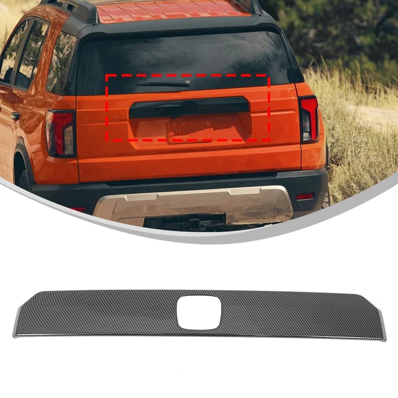 For Honda Passport 2026 ABS carbon fiber car tailgate trim sticker car exterior protection accessories