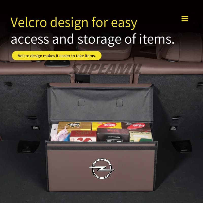 Car Trunk Storage Box Organizer Foldable Stowing Tidying Bag For Opel OPCline Combo Delica GTC INSIGNIA MOKKA Tigra Zafira Vivar