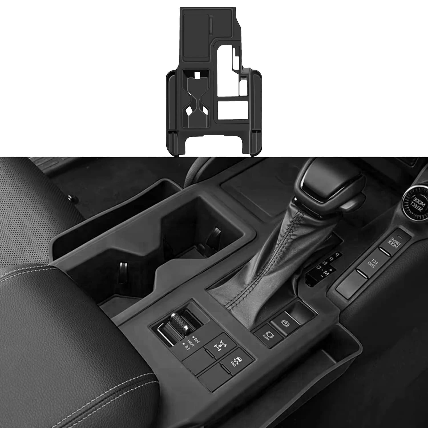 For Toyota Land Cruiser Prado LC250 2024-2025 Center Console Dashboard Silicone Pad Cover Overlay Car Interior Accessories 1 PC