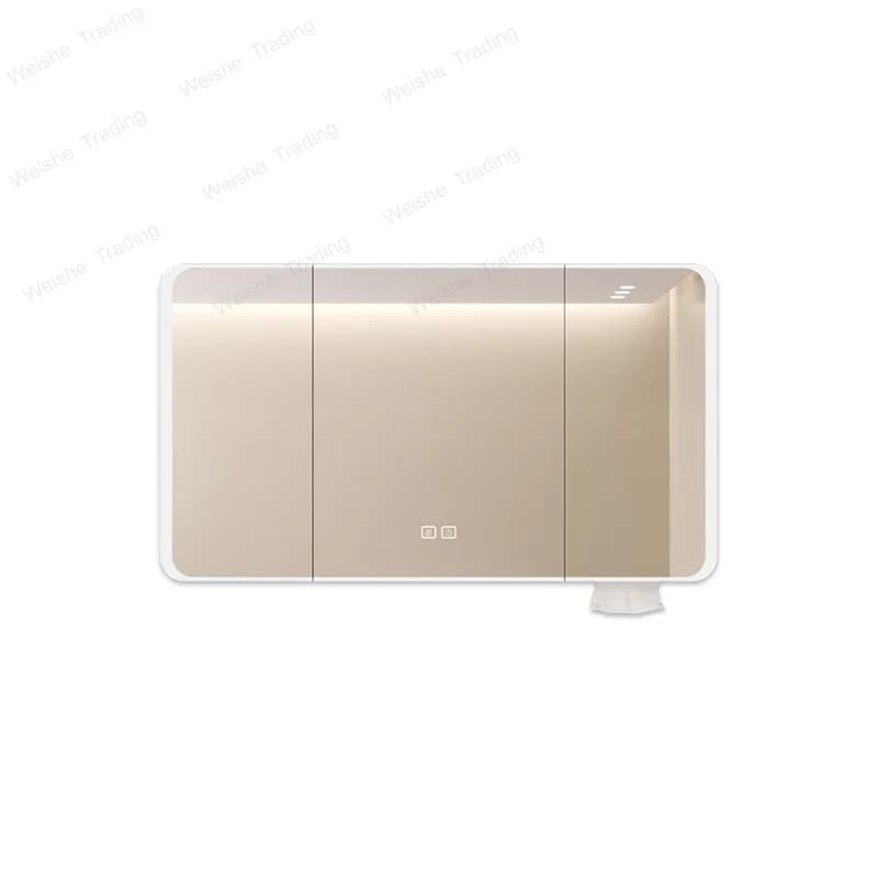 LED Bathroom Mirror Anti Fog Touch Sensor Dimmable Wall Mount Full Body Table Mirror Makeup Vanity Furniture Household Beauty